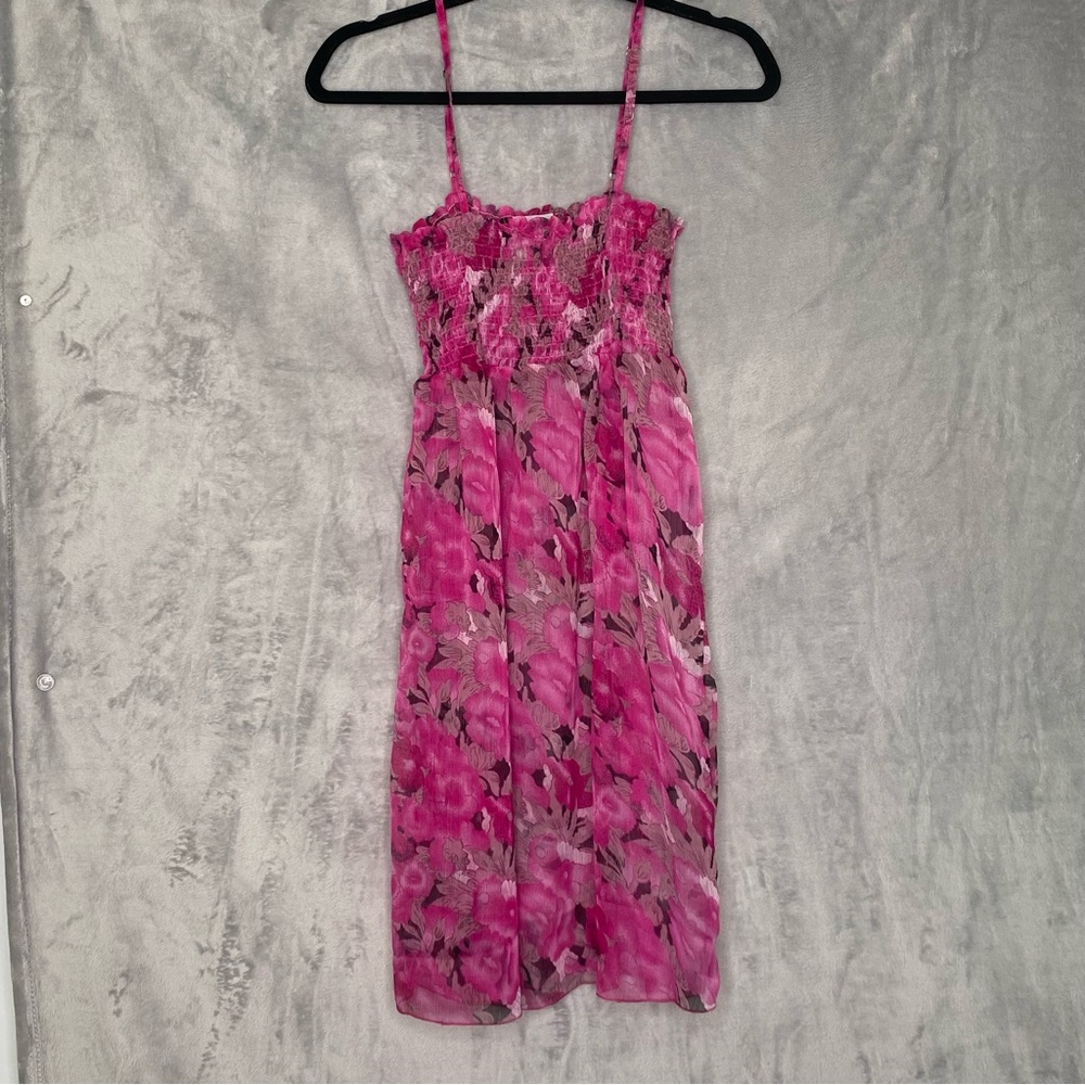 Vintage Y2K Castaways Slip on Sheer Dress Fairy Core Sz S/M